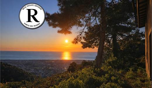 Villa con vista mare