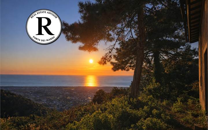 Villa con vista mare