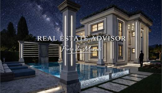 Forte dei Marmi — Villa di Lusso di Nuova Costruzione con Piscina e Area Wellness