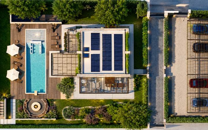 Roma Imperiale – Building plot with approved project for luxury villa with pool